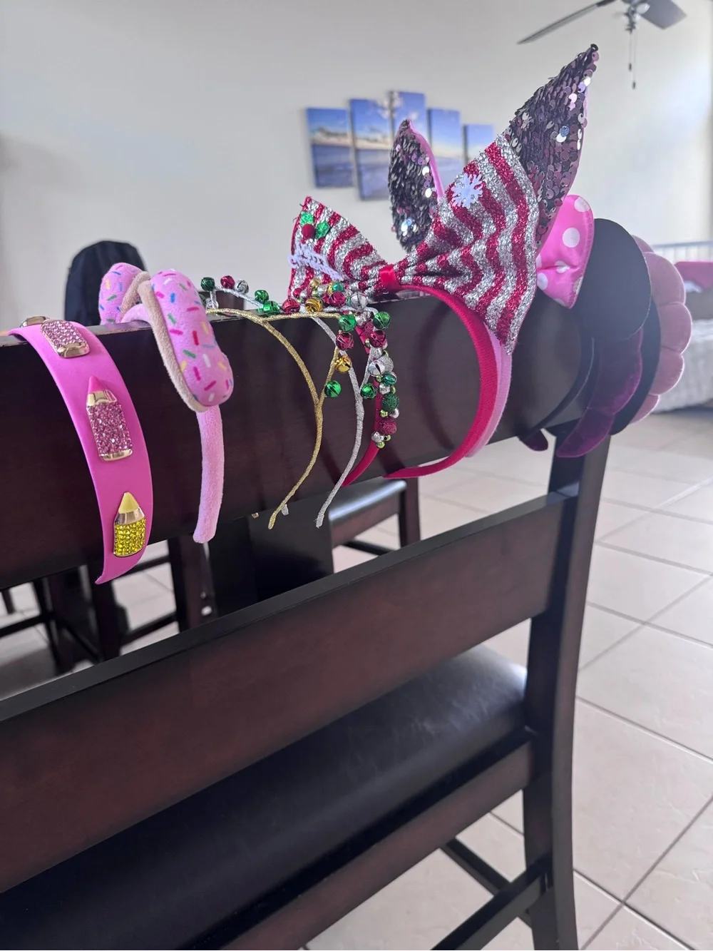 Assorted Pink & Sequin Headband Bundle for Girls - Fun Decorative Styles